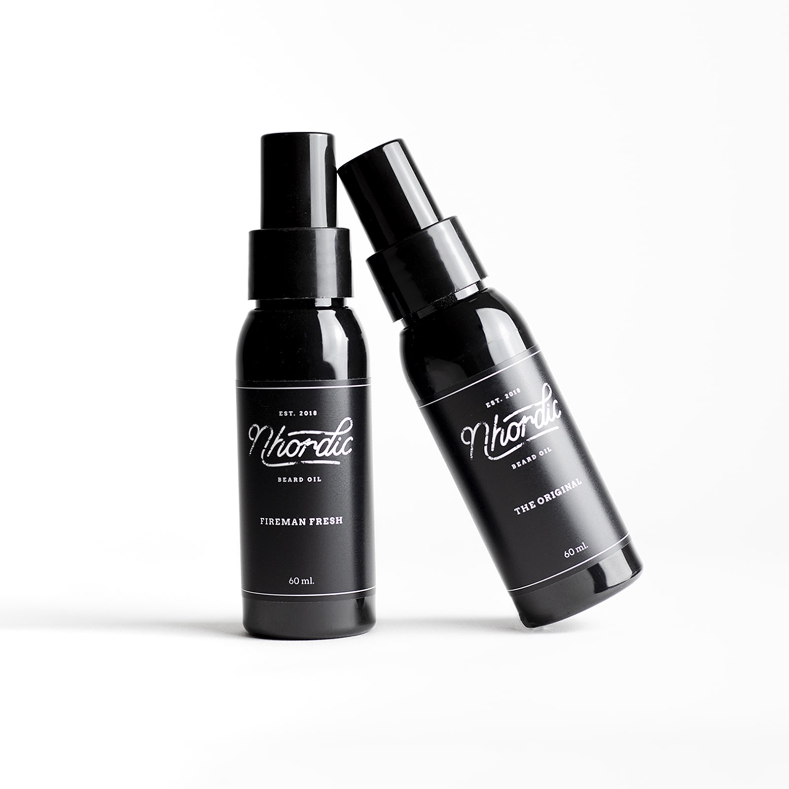 2 stk. 60 ml. skægolie - Nhordic